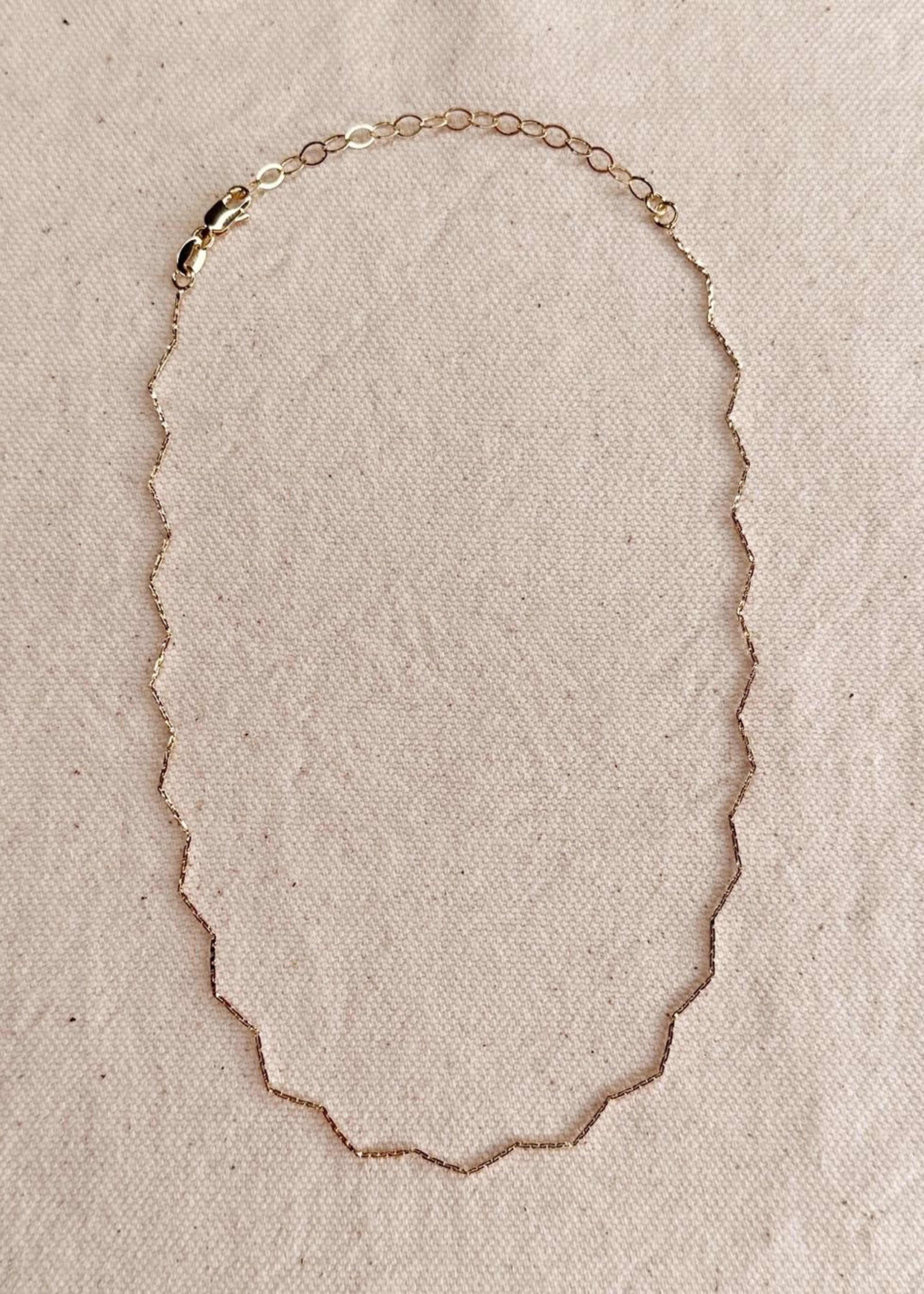 Zig zag choker