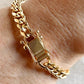 Chunky cuban link bracelet, 7mm