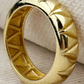 Diamond cut band ring