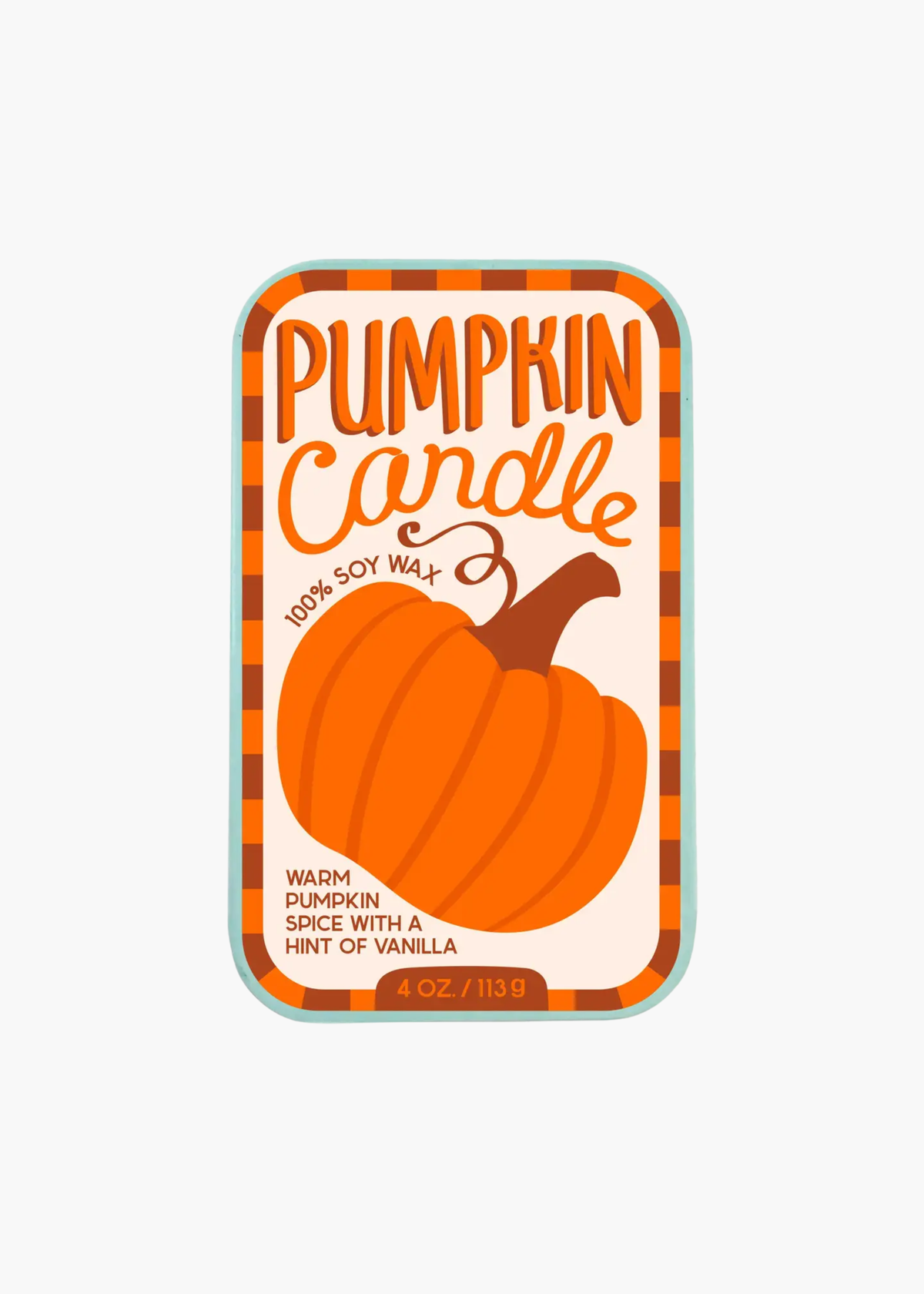 Pumpkin candle