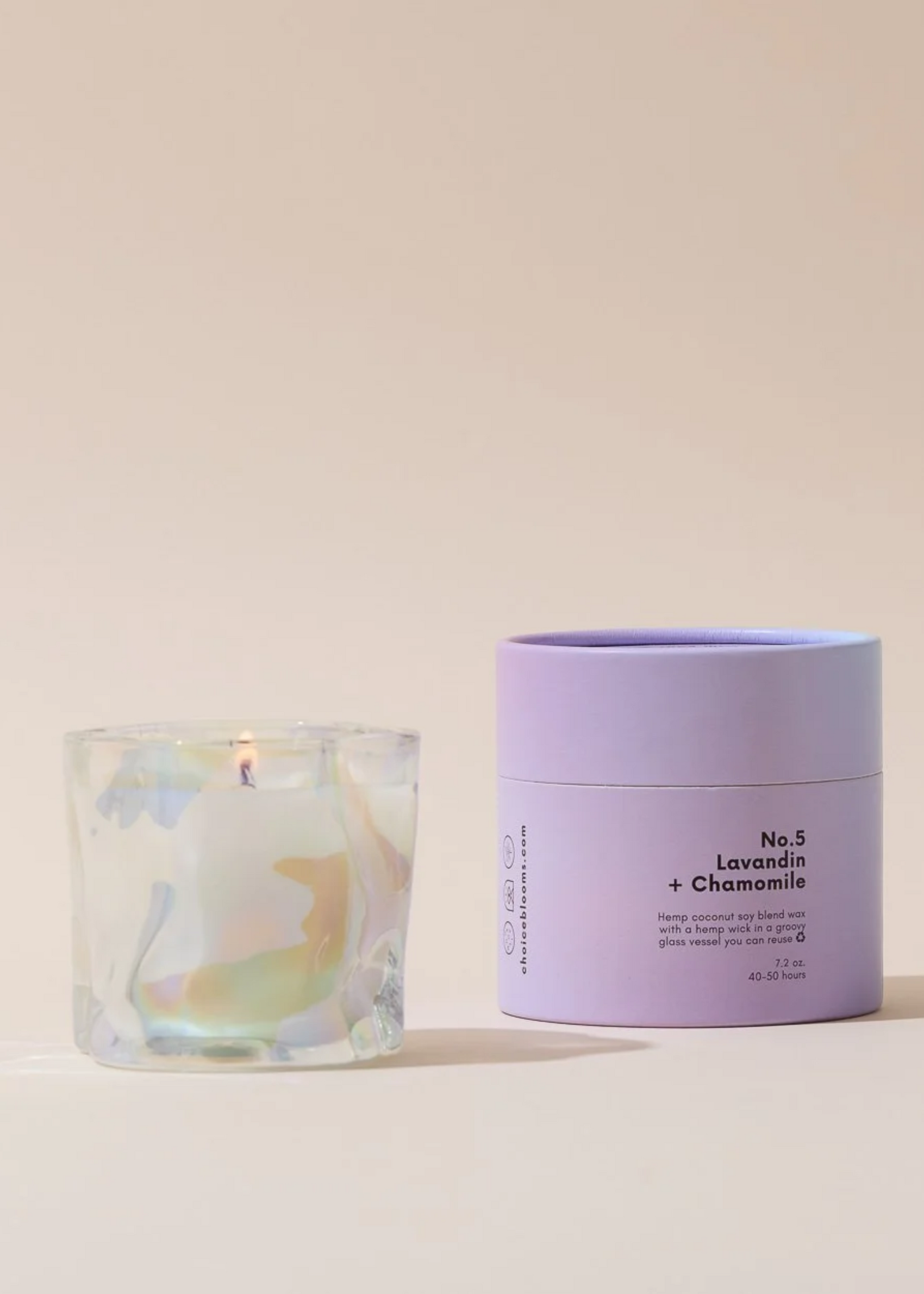 No.5 Lavandin and Chamomile candle