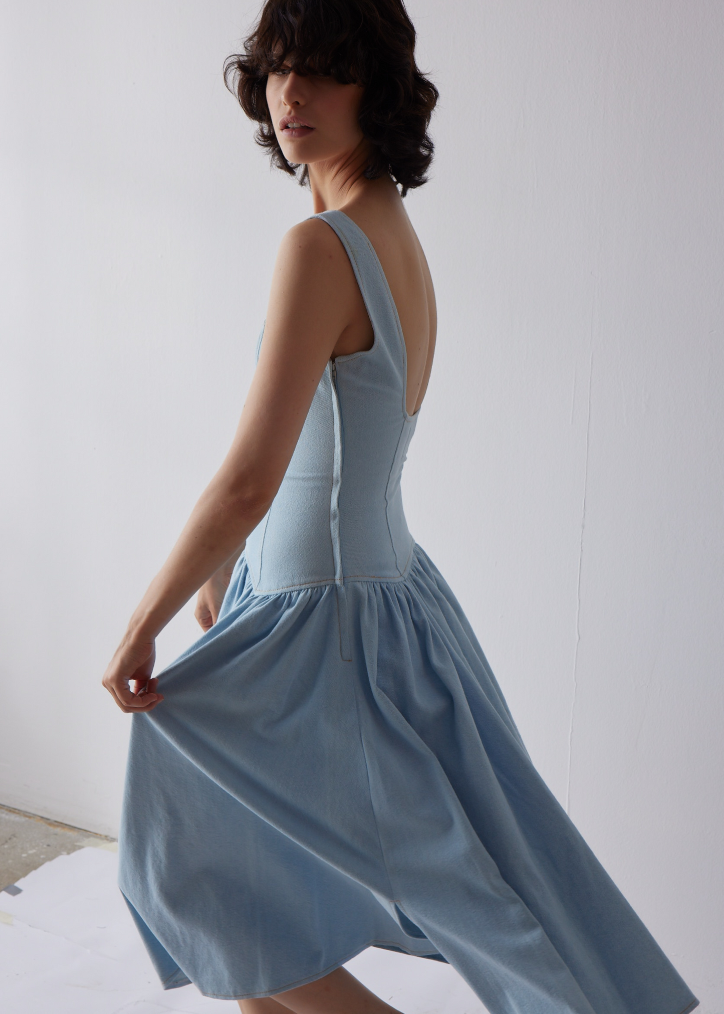 Danielle dress, light blue