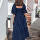 Elsie dress, true blue