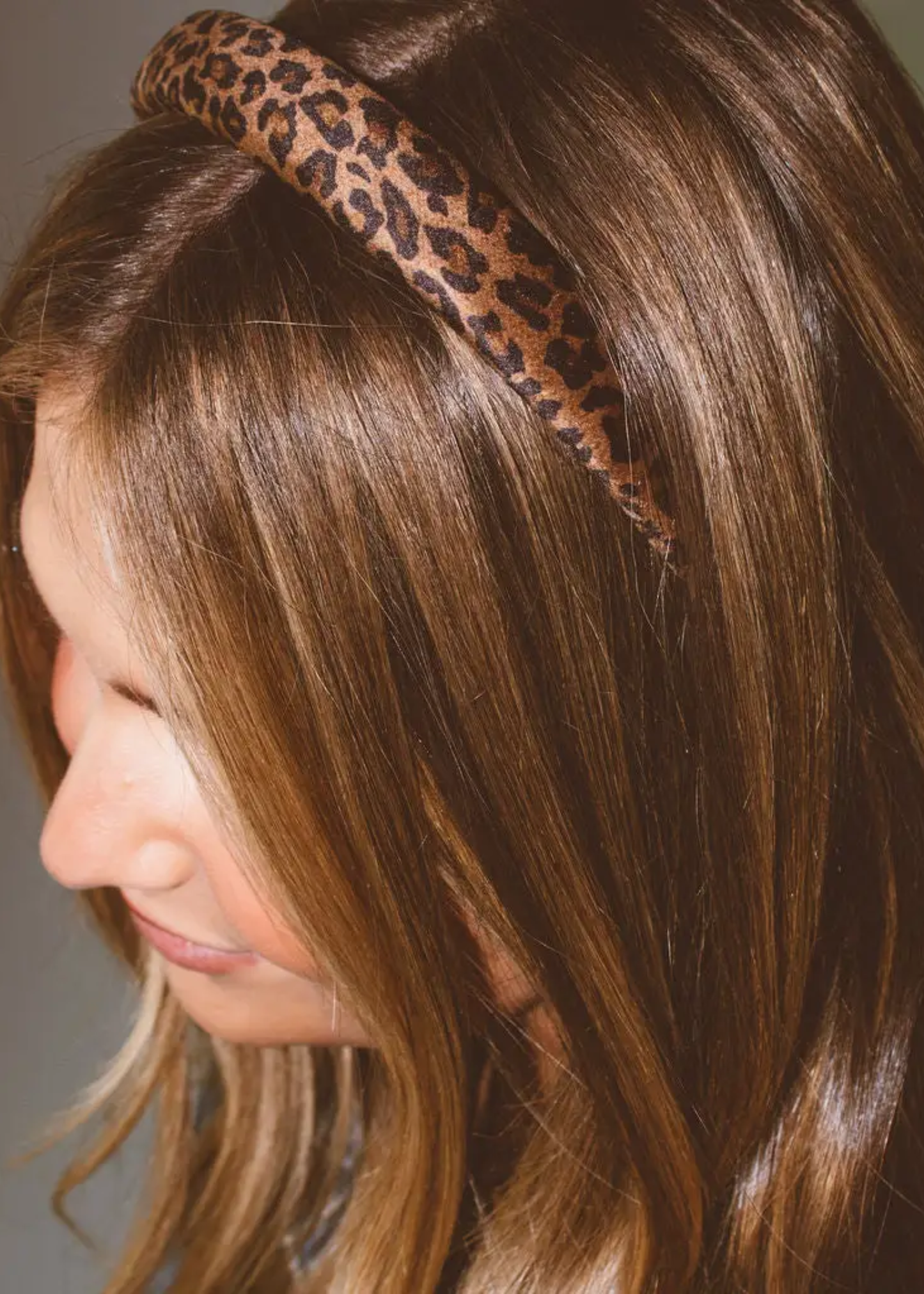Cheetah patterned headband