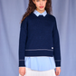 Laura charm sweater, navy