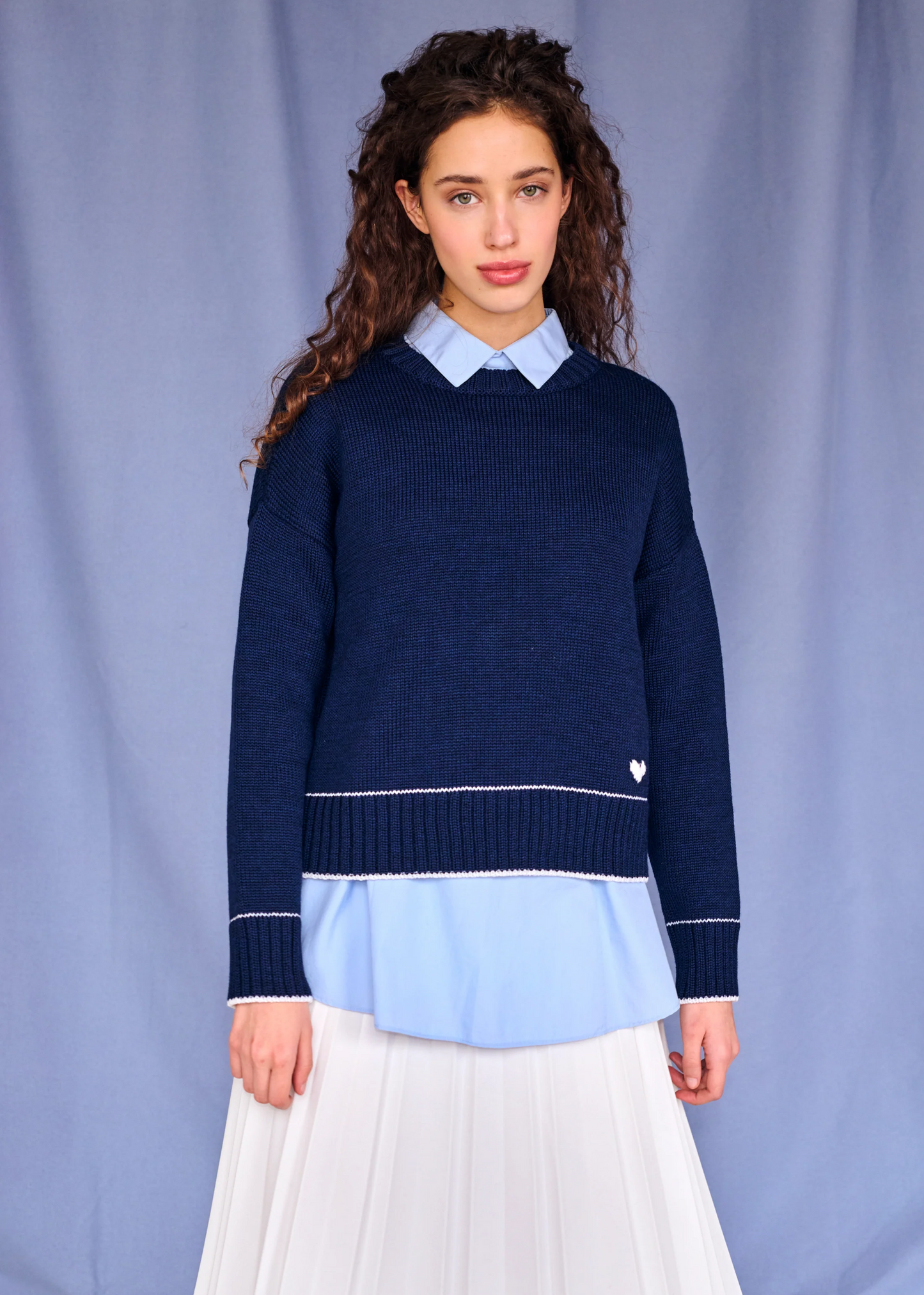 Laura charm sweater, navy
