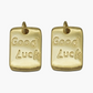 Gold luck charm