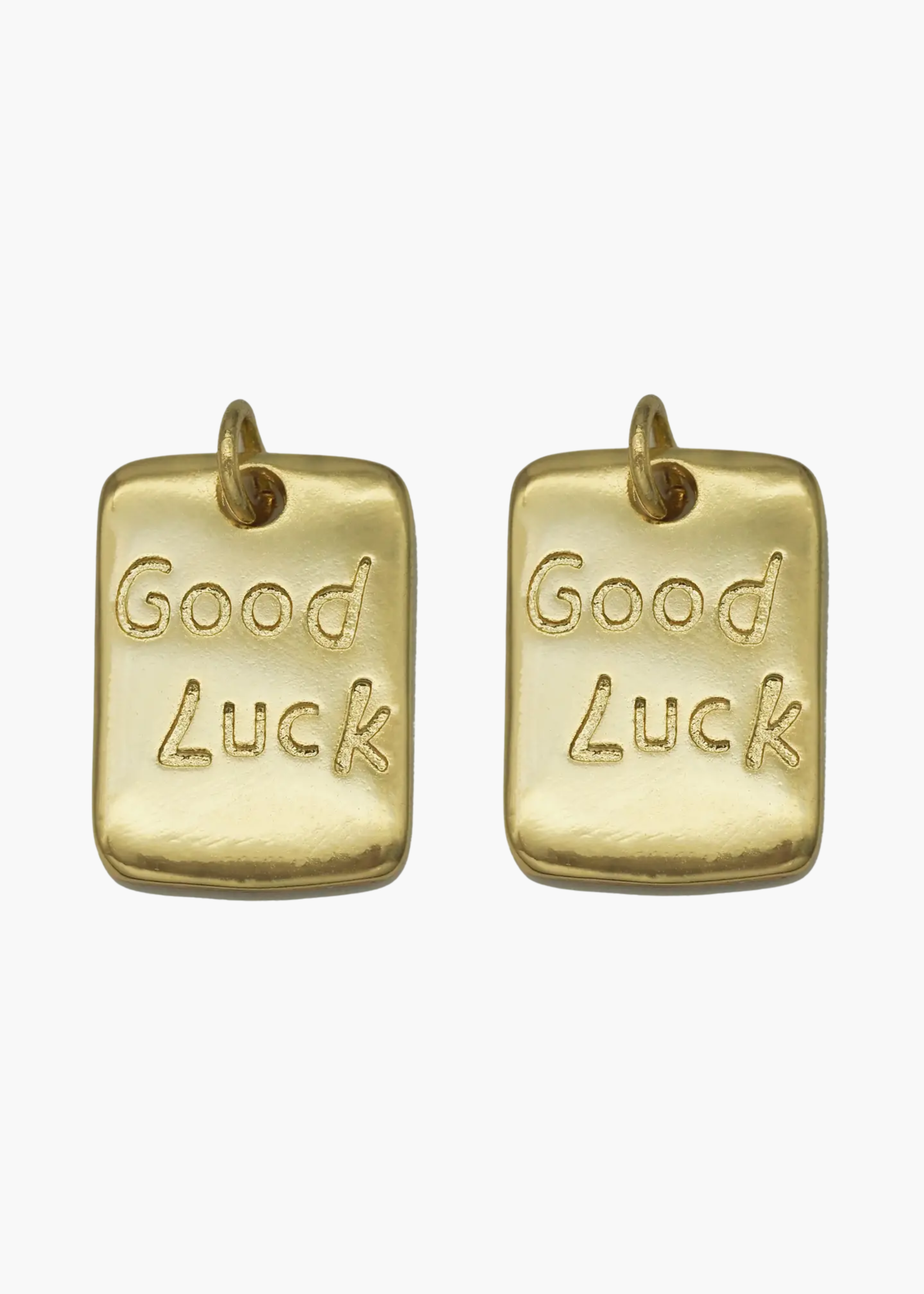 Gold luck charm