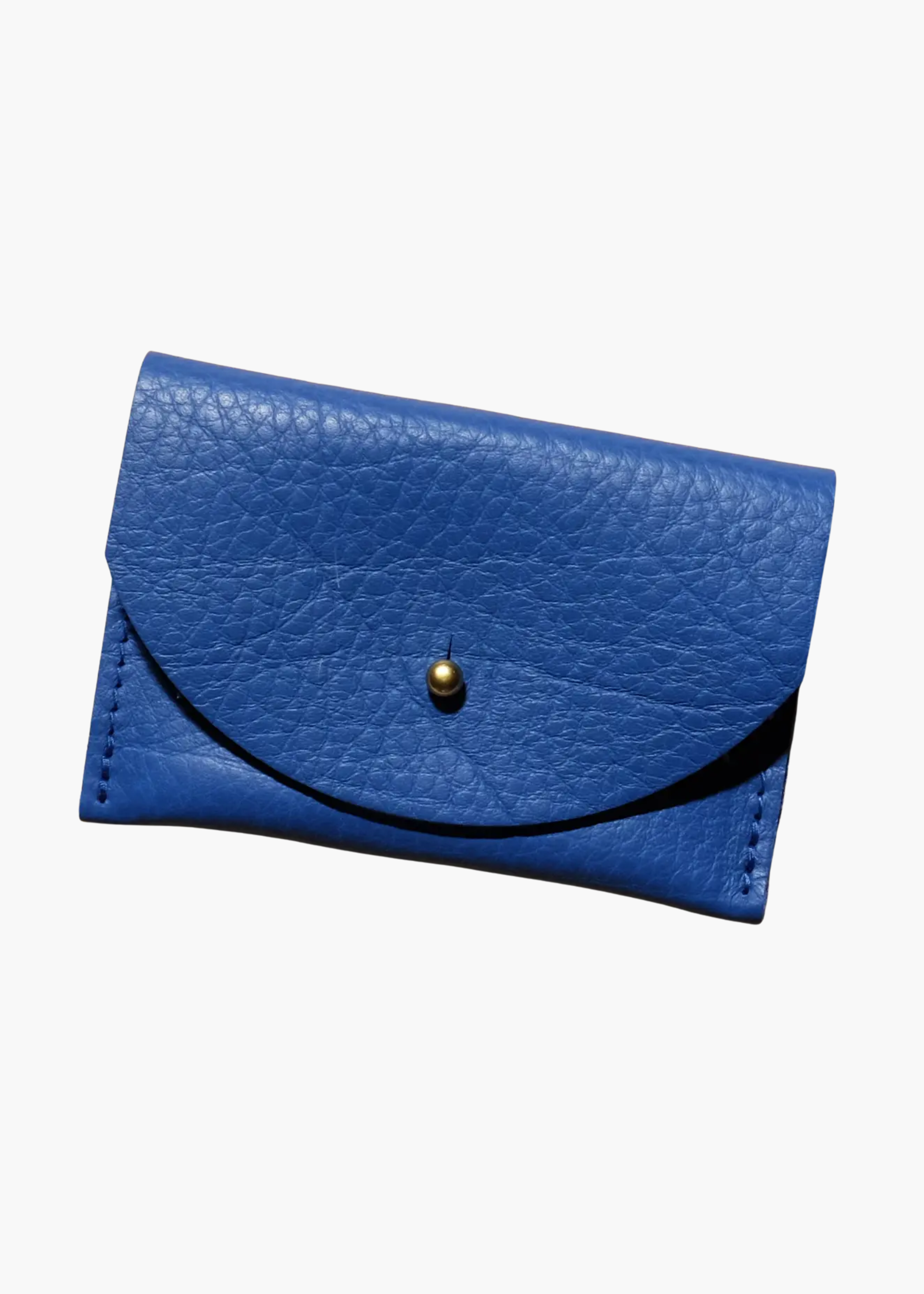 Cardholder, lapis leather