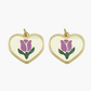 Tulip flower charm
