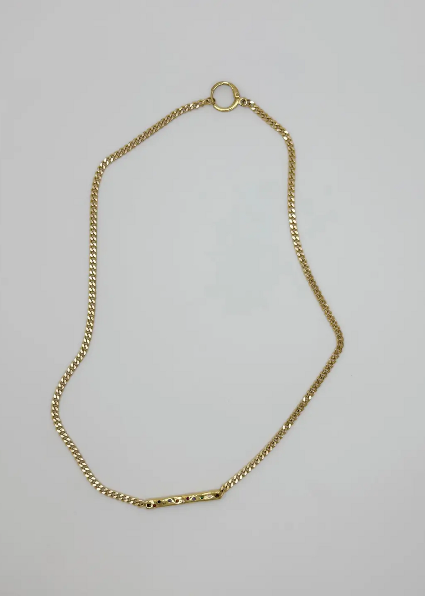 The alignment chain necklace