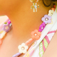 Sunset flower necklace