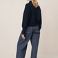 Utility cardigan, indigo