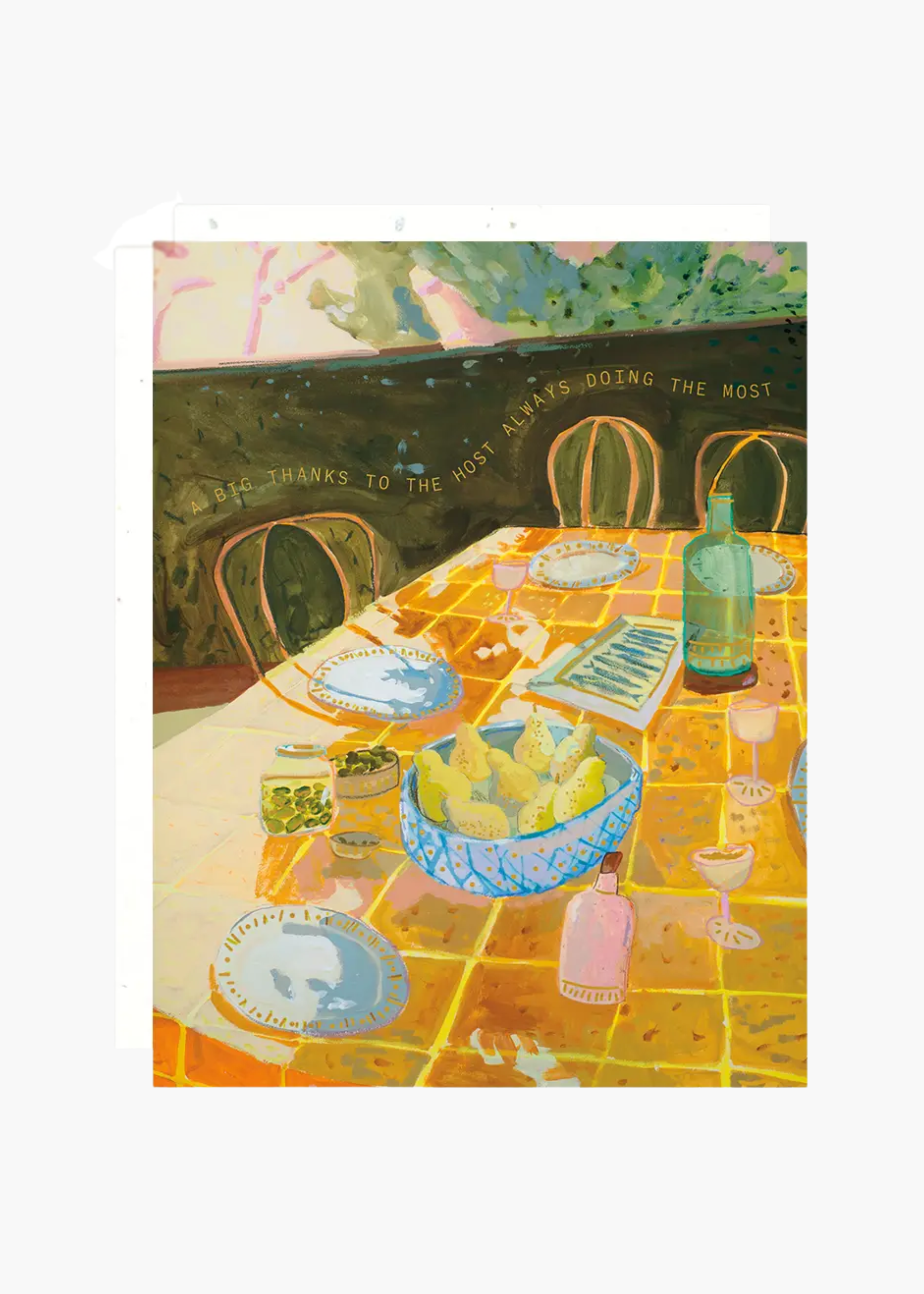 Host always doing the most card