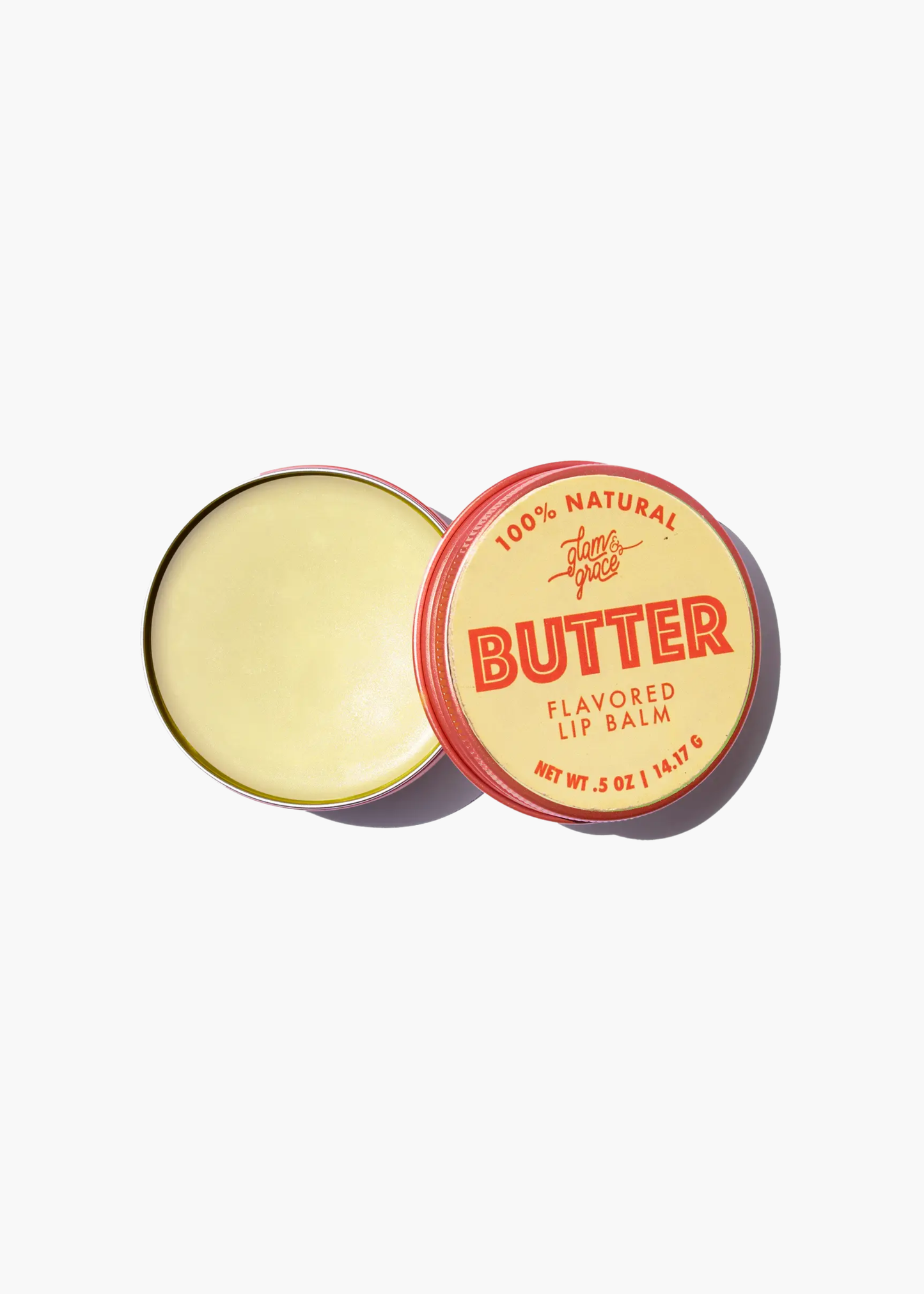 Natural lip balm, butter