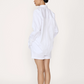 Drawstring short, white