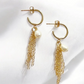 Portia fringe hoops