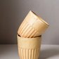 Stoneware drinking cup, beige