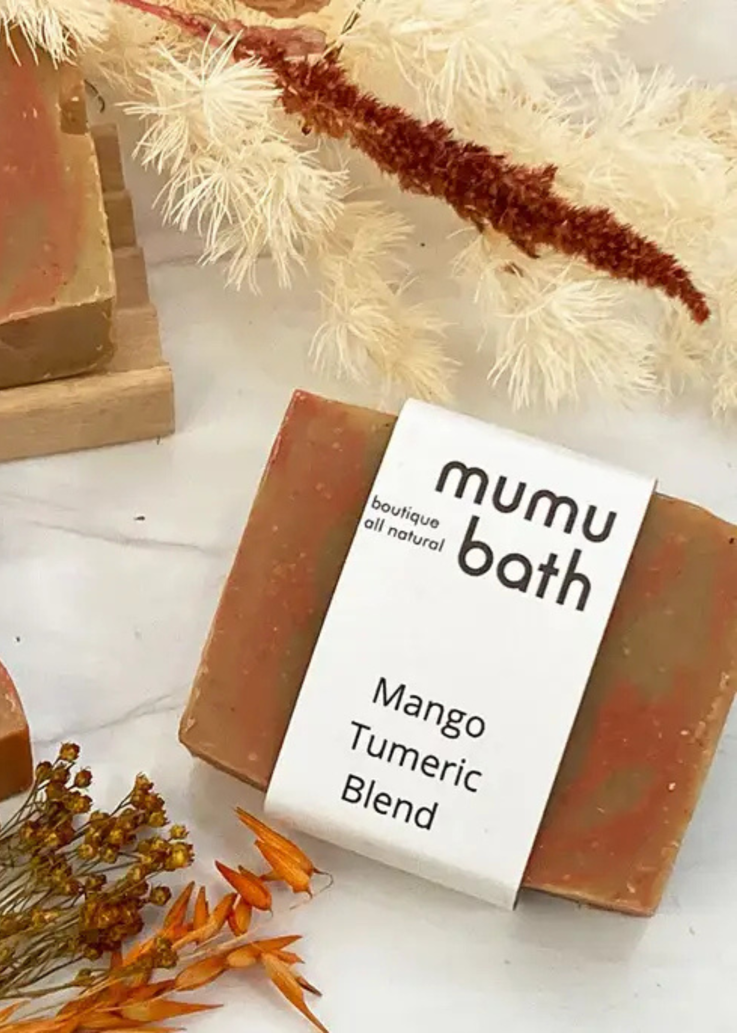 Avocado oil body soap, mango tumeric blend