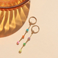 Disco opal earrings