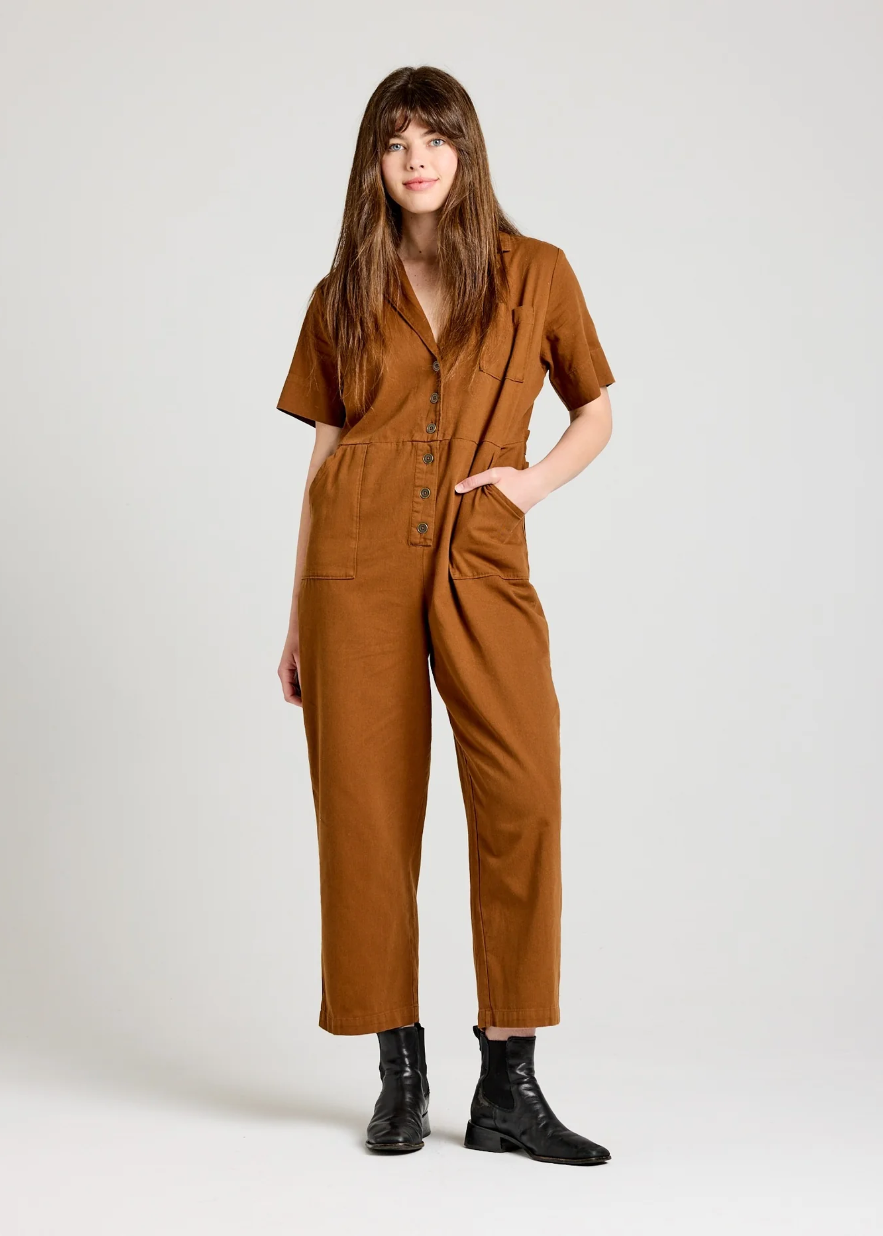 Gemini jumpsuit, spice
