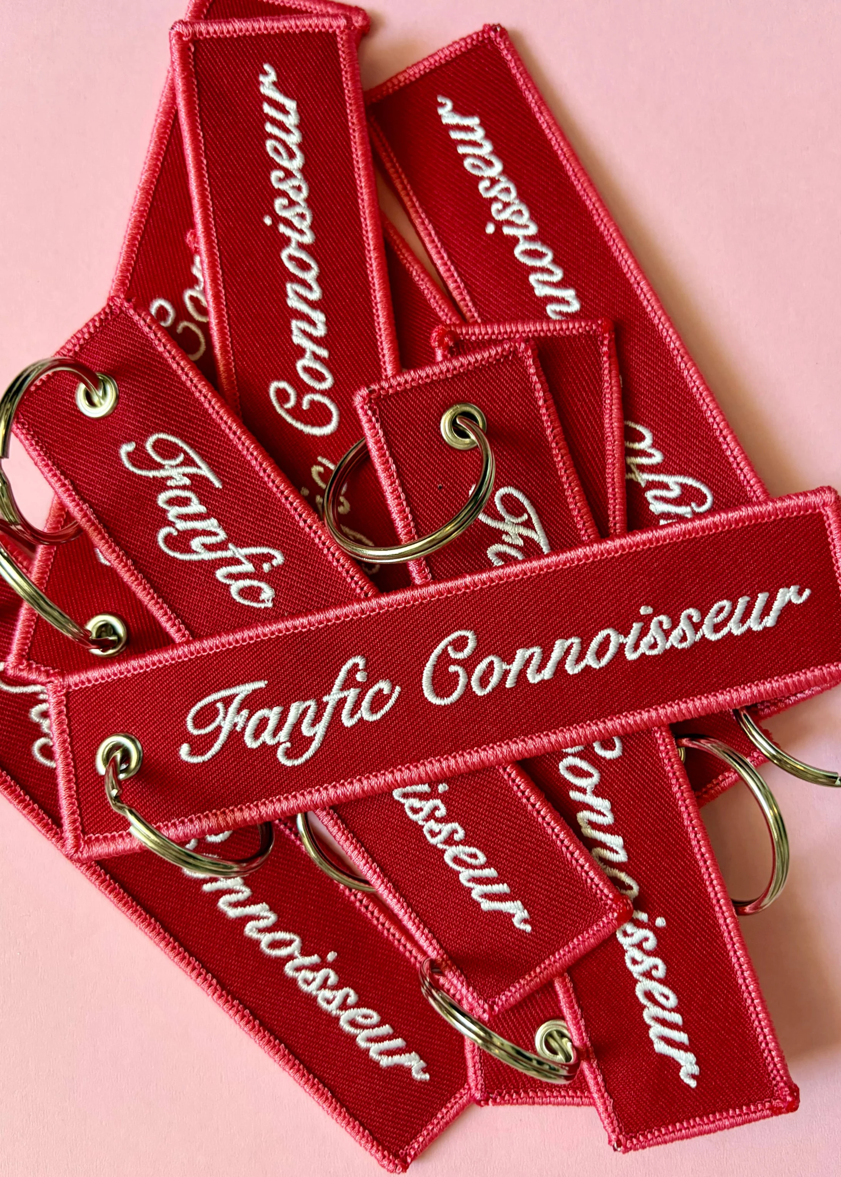 Fanfic connoisseur keychain