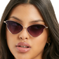Transformation sunglasses, gold/burgundy