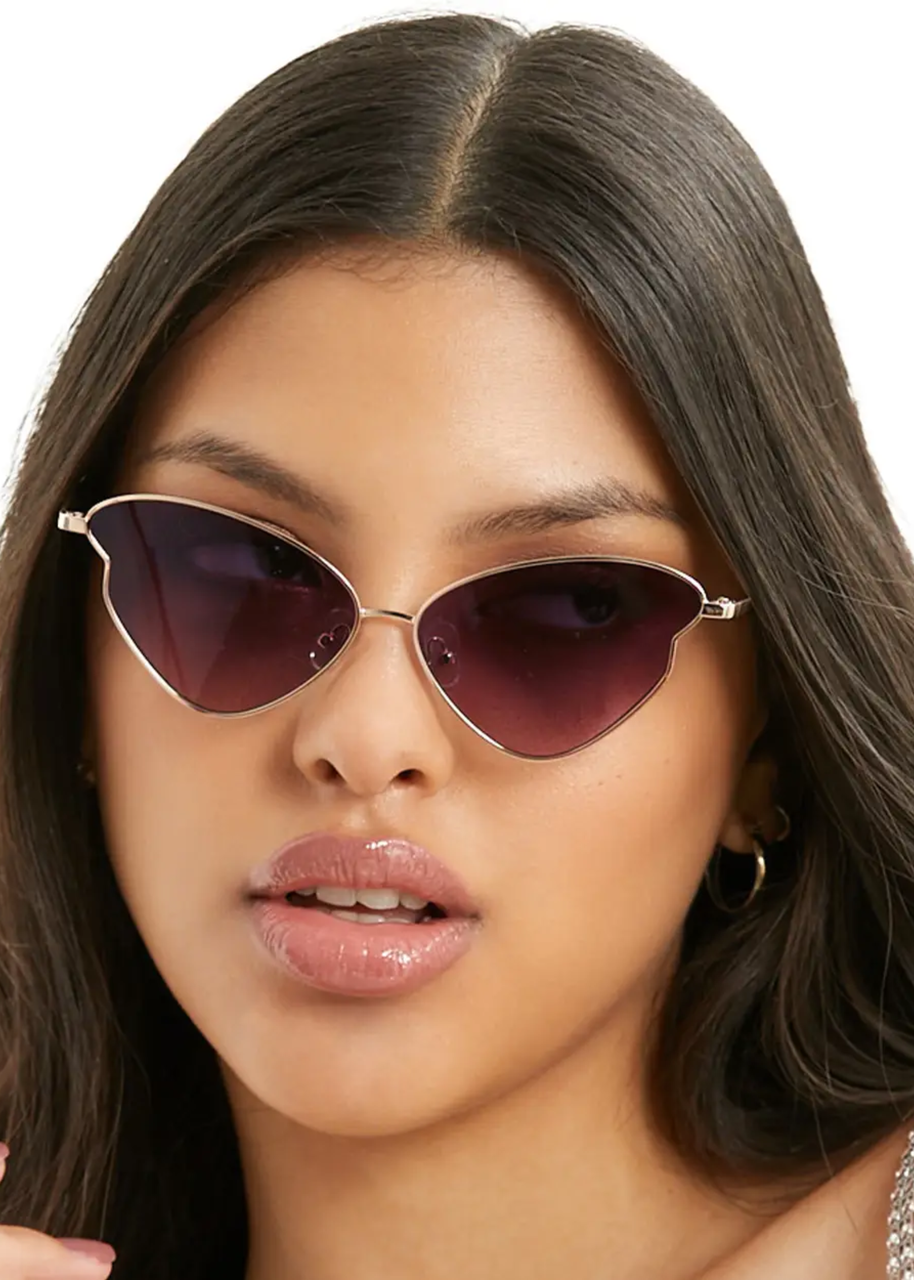 Transformation sunglasses, gold/burgundy