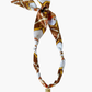 Verona Knotted Scarf Starburst Charm Necklace Gold Filled