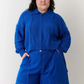 Grace zip cardigan, blue