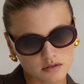 Aria oval sunglasses