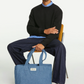 Célestins bag, stone washed denim