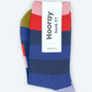 Fillmore blue striped crew socks