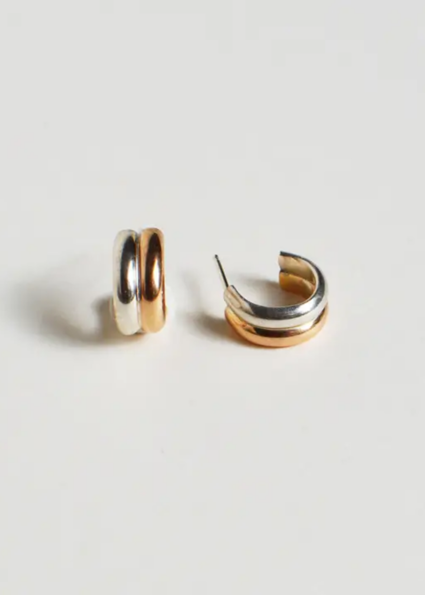 Mixed metal hoops