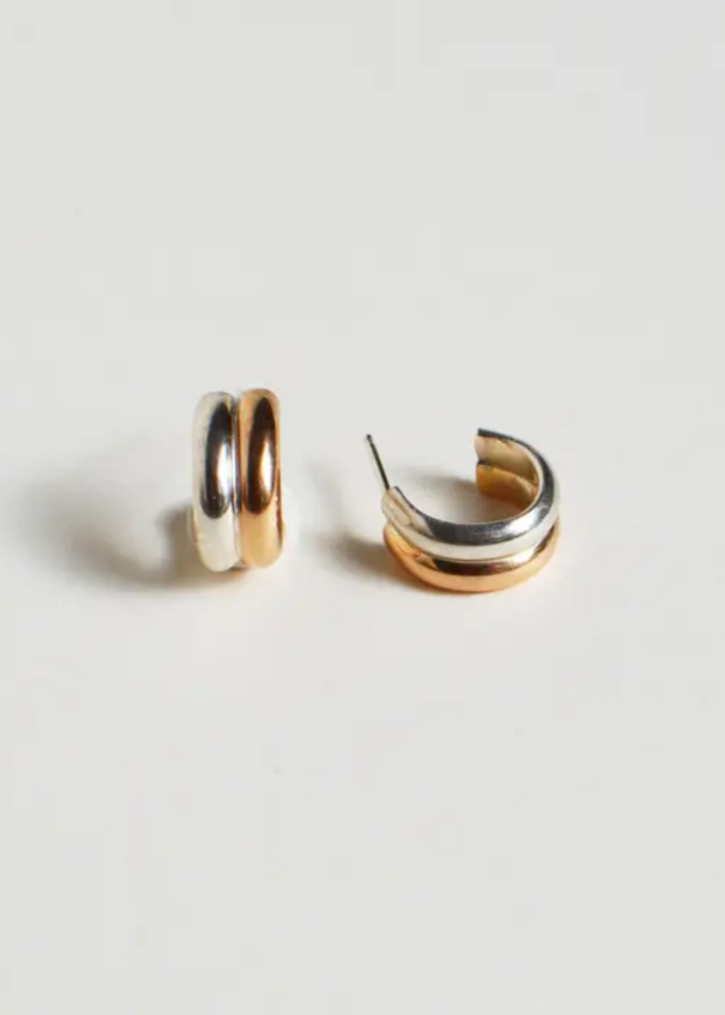 Mixed metal hoops