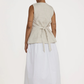 Longline vest, off-white