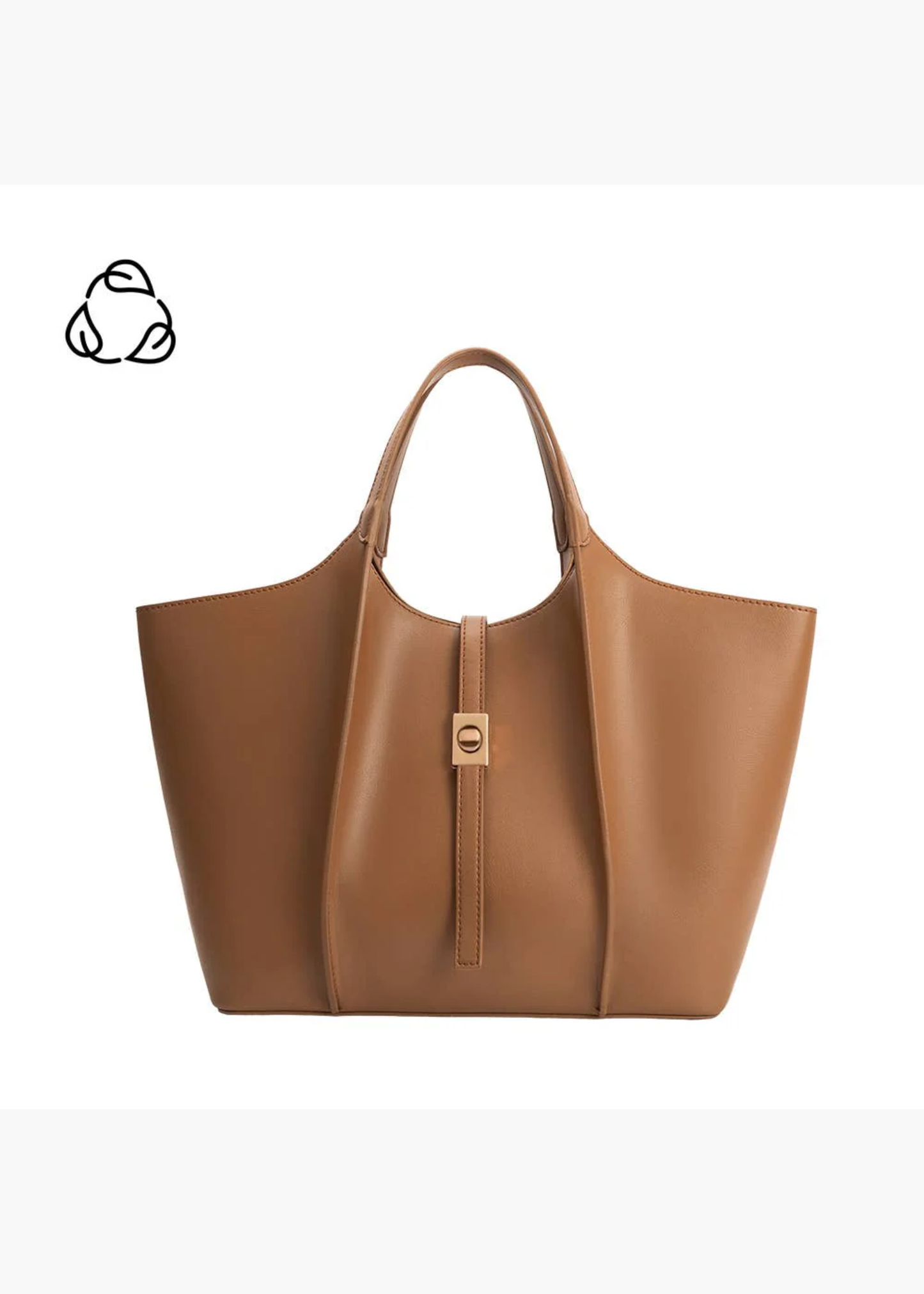 Malia mocha tote bag