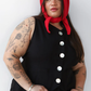 Shell flared vest