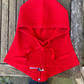 Cashmere balaclava, red