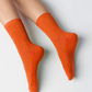 Everday solid crew socks, adobe
