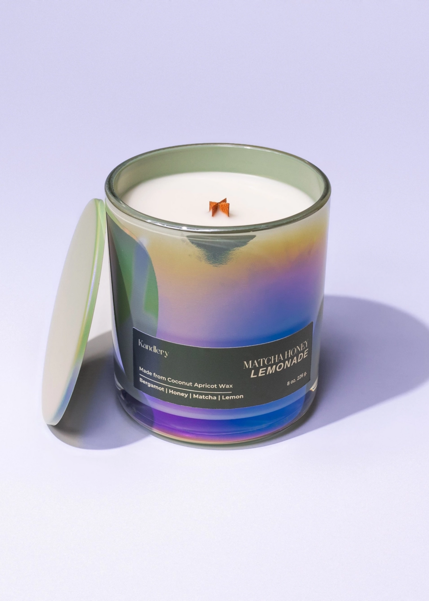 Matcha honey lemonade candle