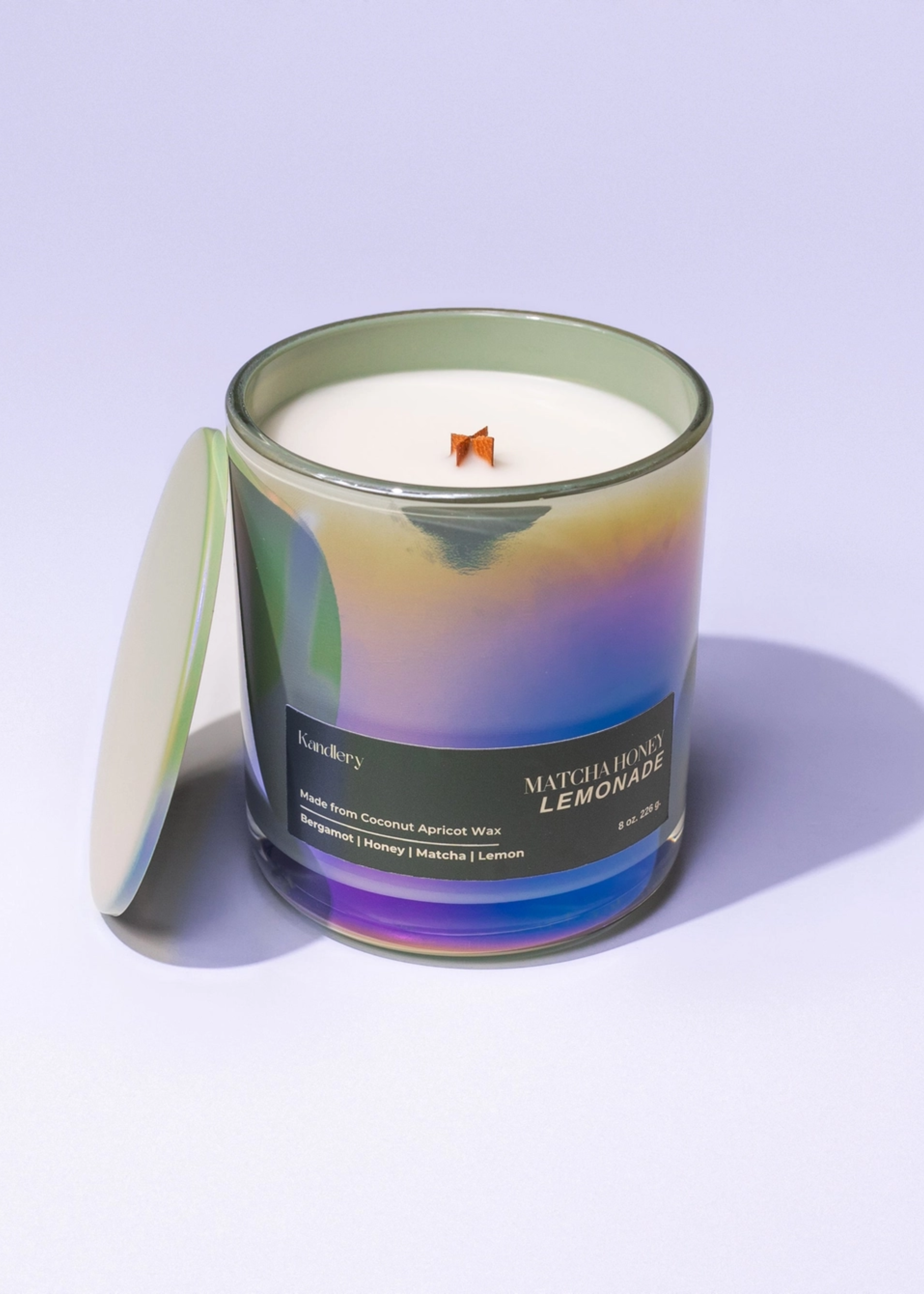 Matcha honey lemonade candle