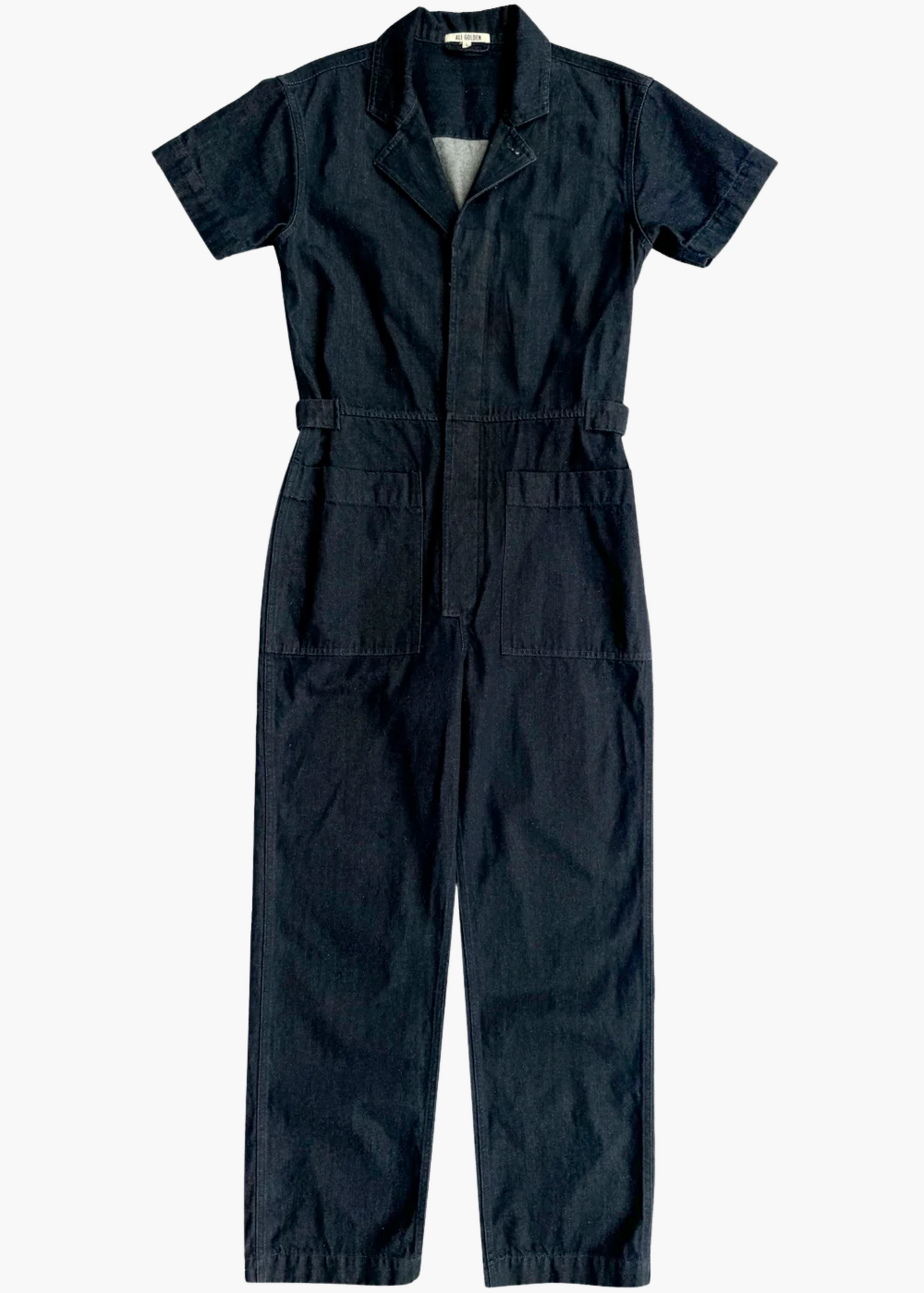 Boiler suit, black denim
