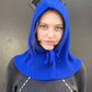 Cashmere balaclava, royal blue