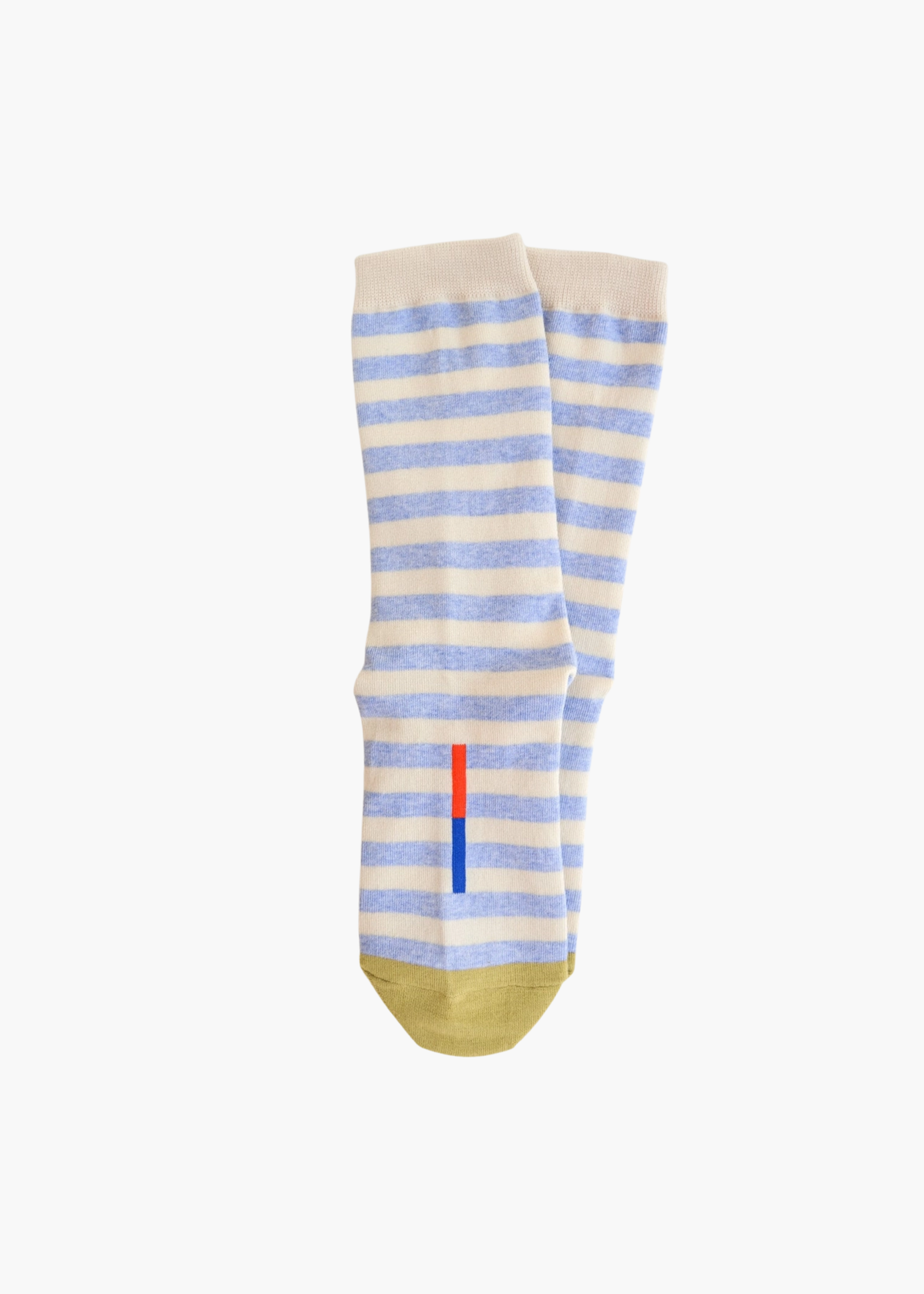 Eureka regular stripe crew socks, fog