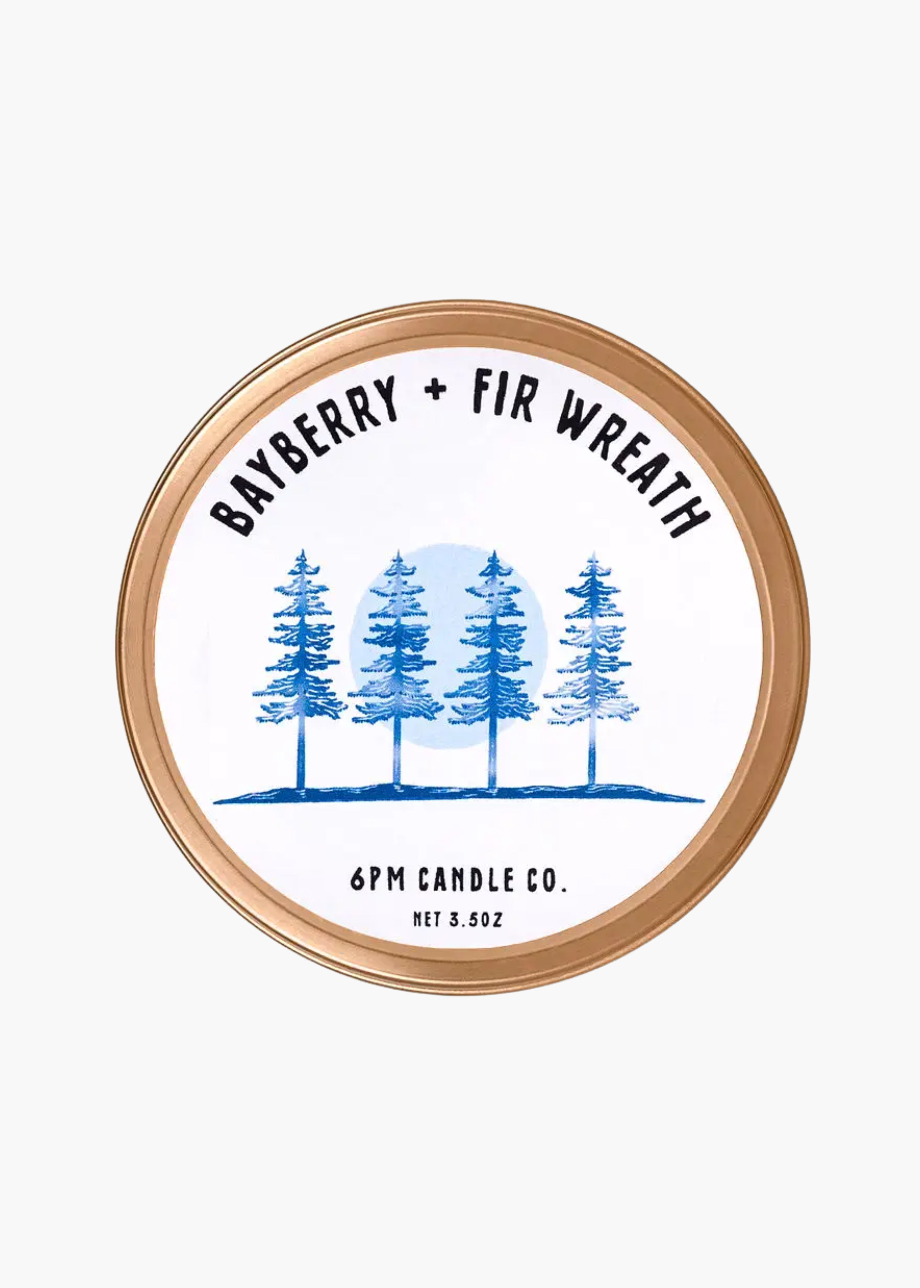 Bayberry + fire wreath candle