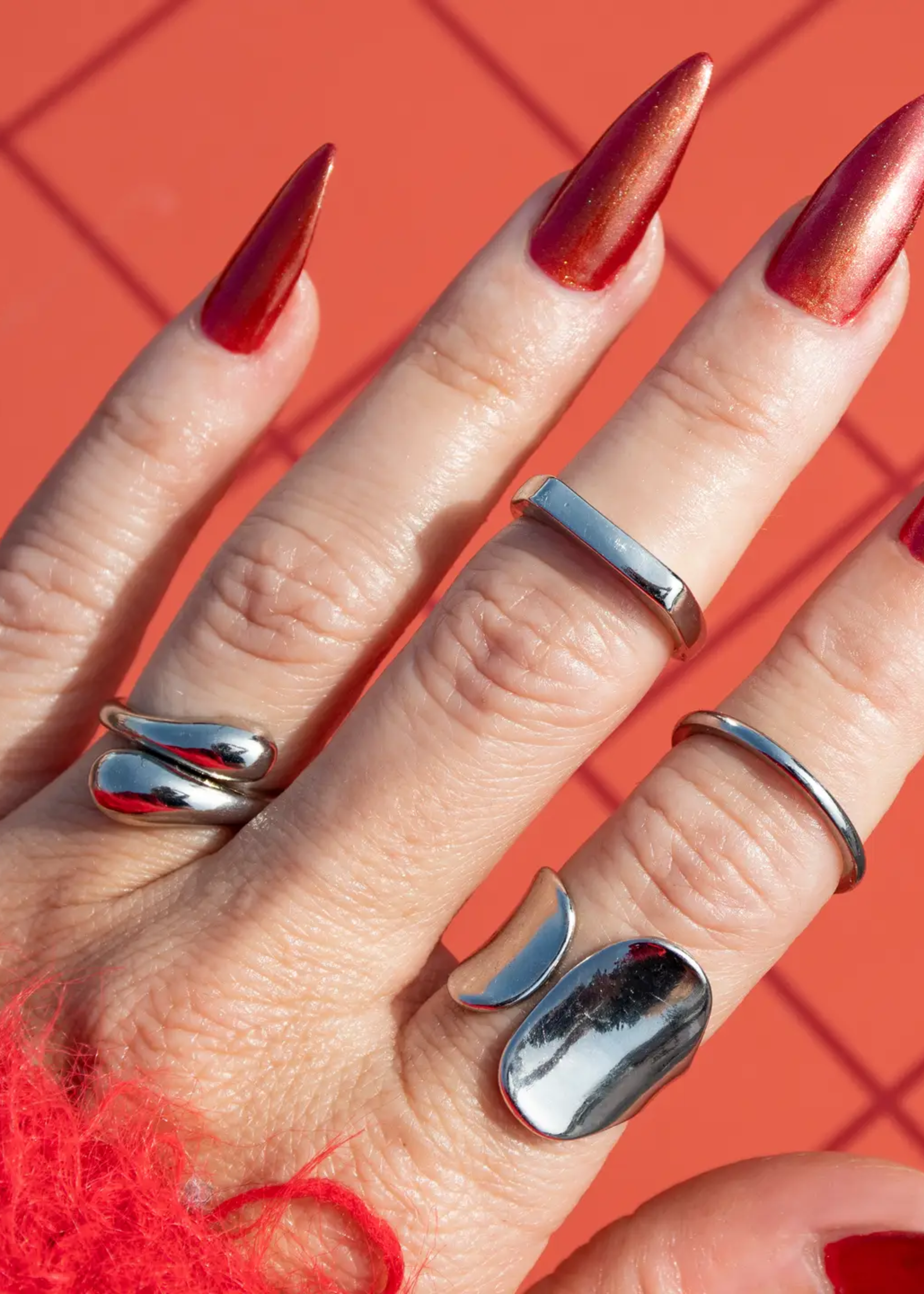 Nail polish, ketchup