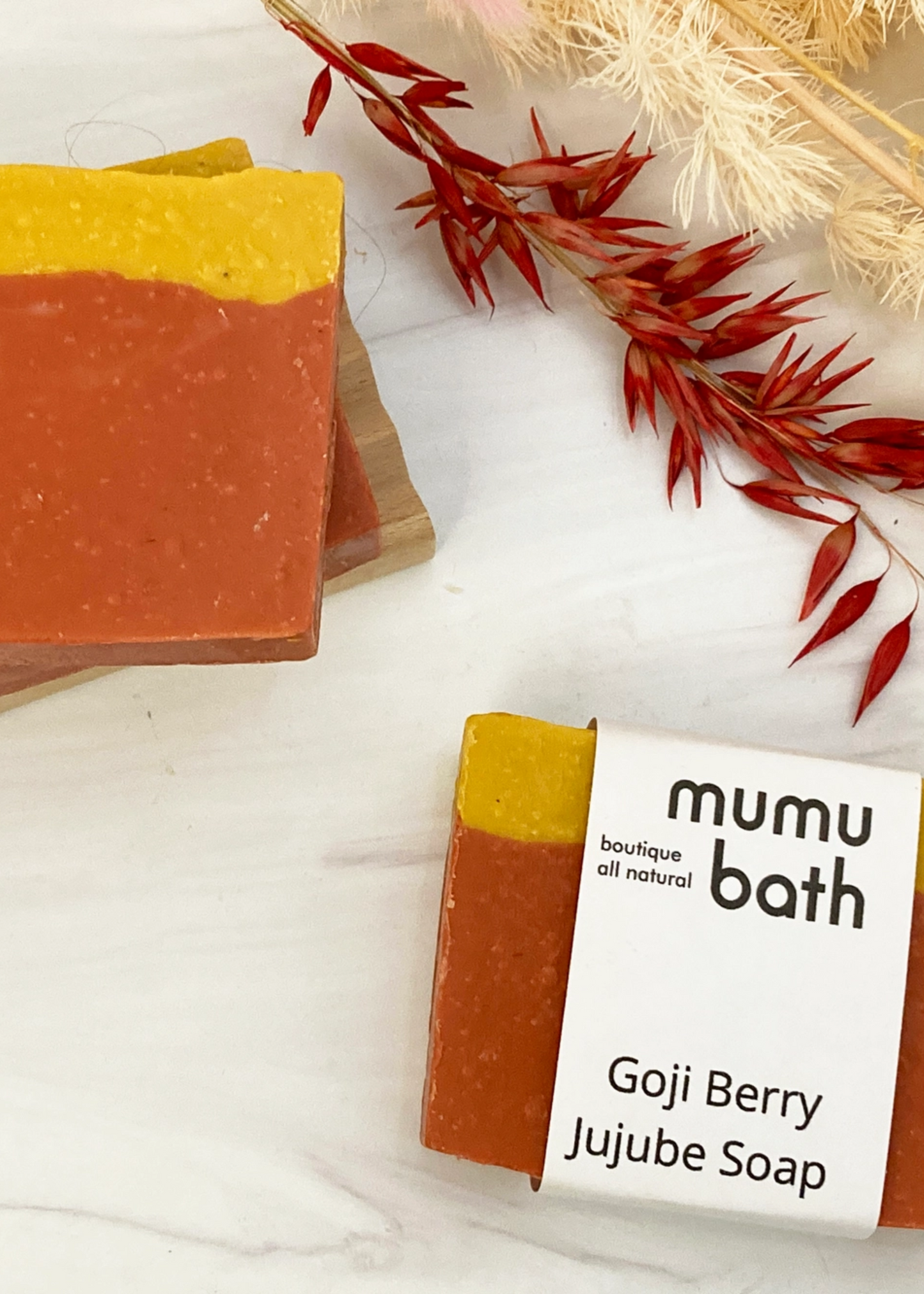 Avocado oil body soap, goji berry jujube