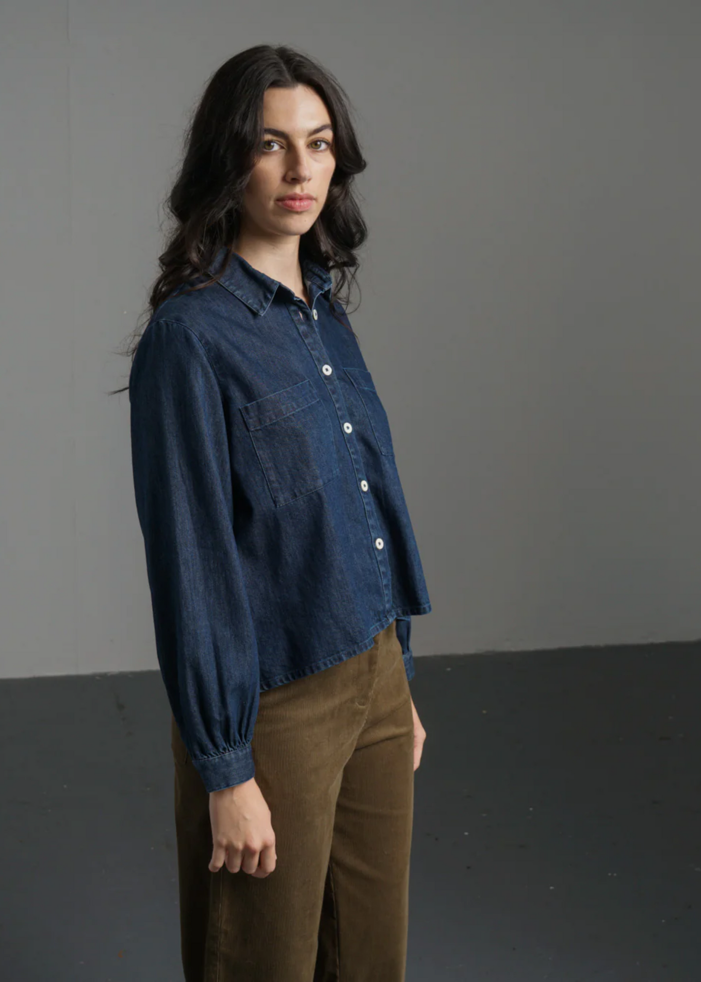 Ada cropped blouse