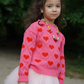 Kids love sweater, pink